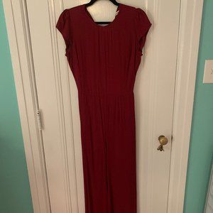 Reformation Red Jumpsuit Size 8